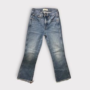 Madewell Blue Boot Cut Jeans with Vintage Flare